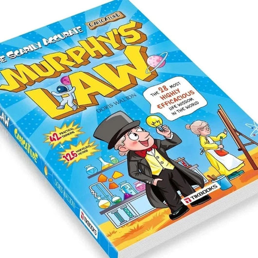 Inkventco Murphy’s Law Illustrated Book – Funny Life Wisdom & Practical Thinking Guide