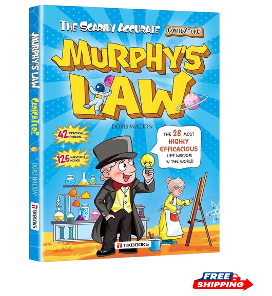 Inkventco Murphy’s Law Illustrated Book – Funny Life Wisdom & Practical Thinking Guide