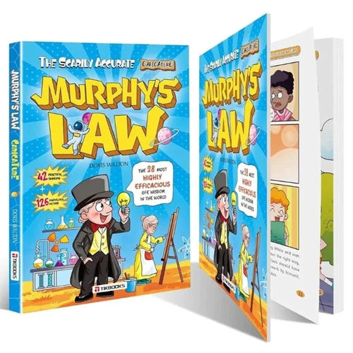 Inkventco Murphy’s Law Illustrated Book – Funny Life Wisdom & Practical Thinking Guide