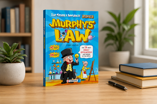 Inkventco Murphy’s Law Illustrated Book – Funny Life Wisdom & Practical Thinking Guide